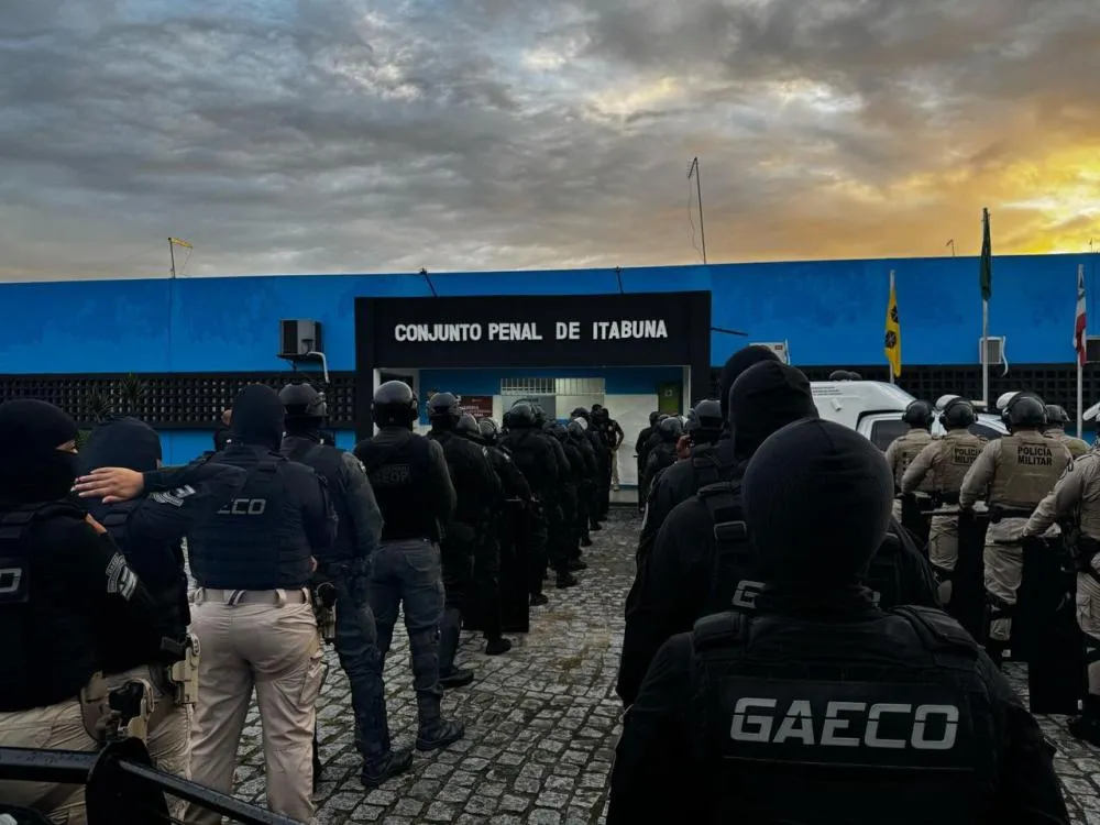 Operação Soberania Cacaueira: Líderes de facções criminosas são transferidos do Conjunto Penal de Itabuna