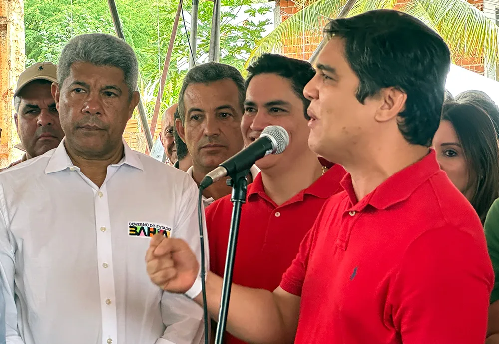 Brumado: Ao lado de Jerônimo, Vitor Bonfim destaca expansão do sistema de abastecimento de água na região de Ubiraçaba