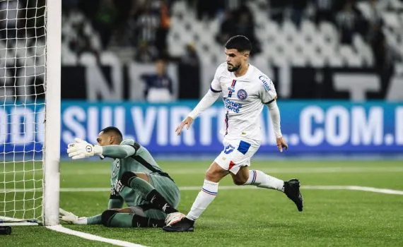 Bahia empata com o Botafogo em jogo de ida das oitavas