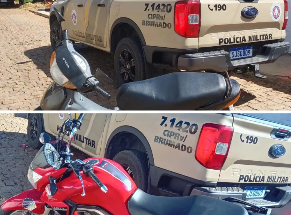 CIPRv/BRUMADO recupera duas motos com restrição de roubo em Ibiassucê