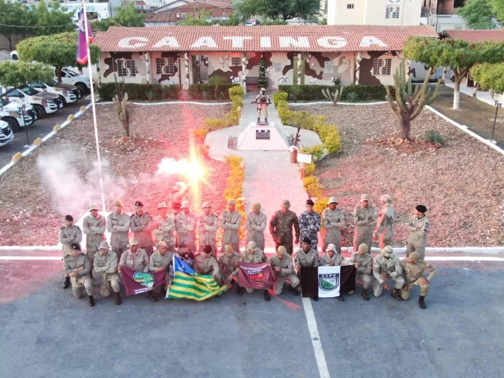 Vinte e oito policiais militares concluem Curso de Adaptação à Caatinga