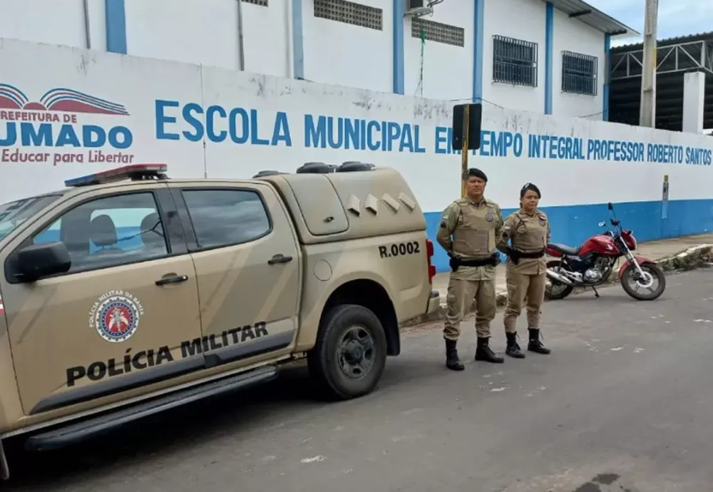 Polícia Militar intensifica a segurança nas escolas de Brumado 