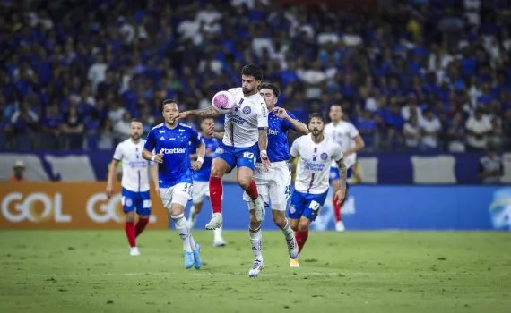 Bahia fica no empate por 1 a 1 diante do Cruzeiro