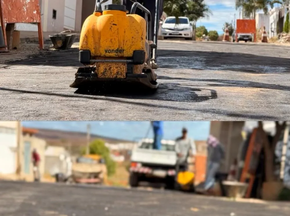 Prefeitura de Brumado realiza operação tapa-buracos no bairro Vivendas do Parque