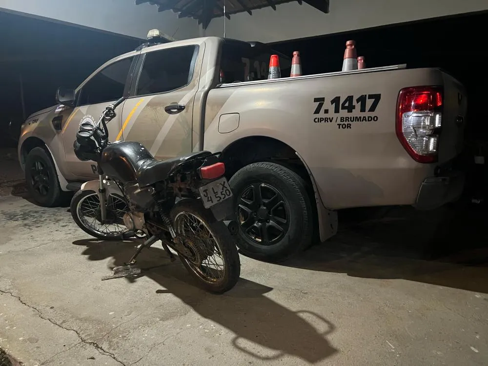 Polícia Rodoviária Estadual apreende motocicleta com restrição judicial e licenciamento em atraso na BA-026