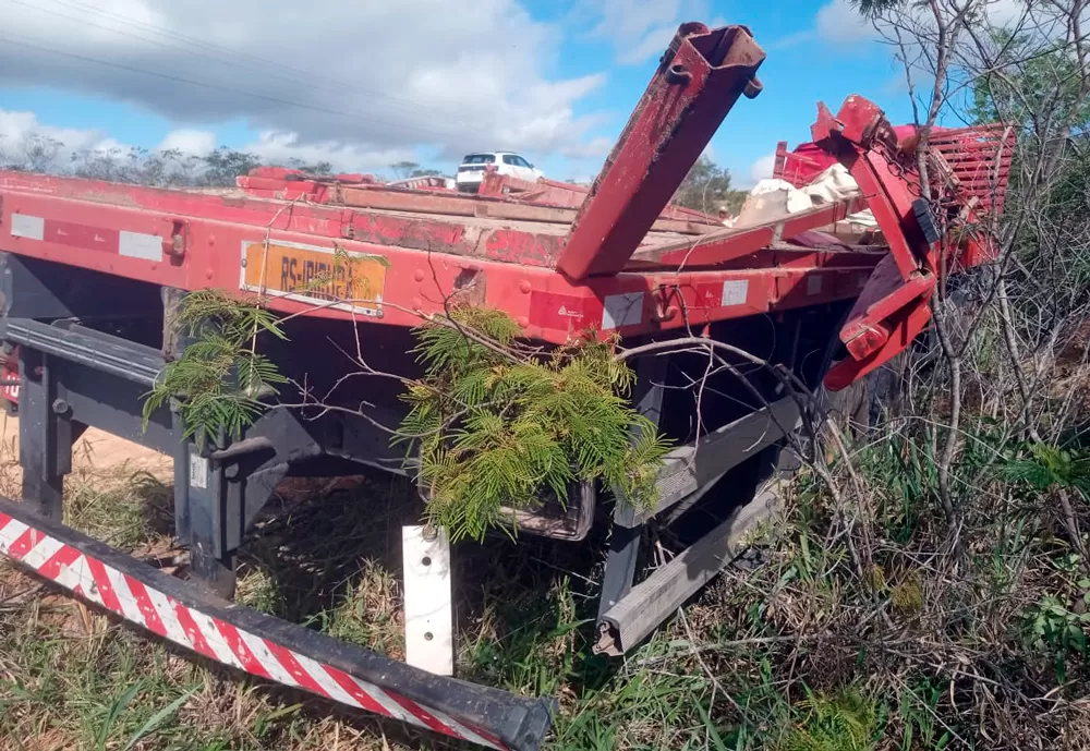 BA-142: Condutor escapa ileso após tentativa de desvio em acidente com animal