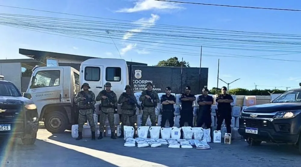 Polícia intercepta suspeitos e recupera carga furtada de defensivos agrícolas na BR-020