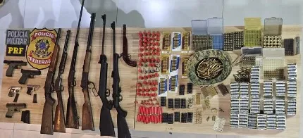 Em ação conjunta, PF captura foragido e apreende diversas armas de fogo em Barreiras