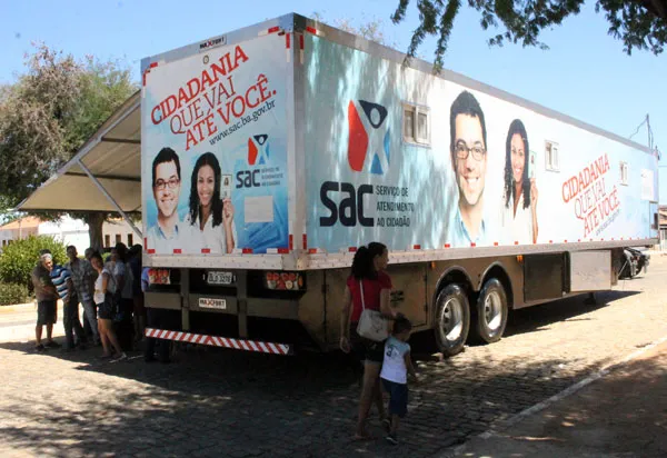 SAC Móvel oferece atendimento à população de Rio de Contas entre 26 de novembro e 1º de dezembro