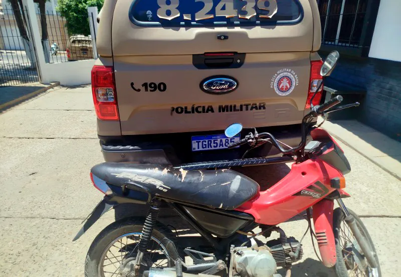 PM flagra motocicleta com sinais de adulteração em Brumado