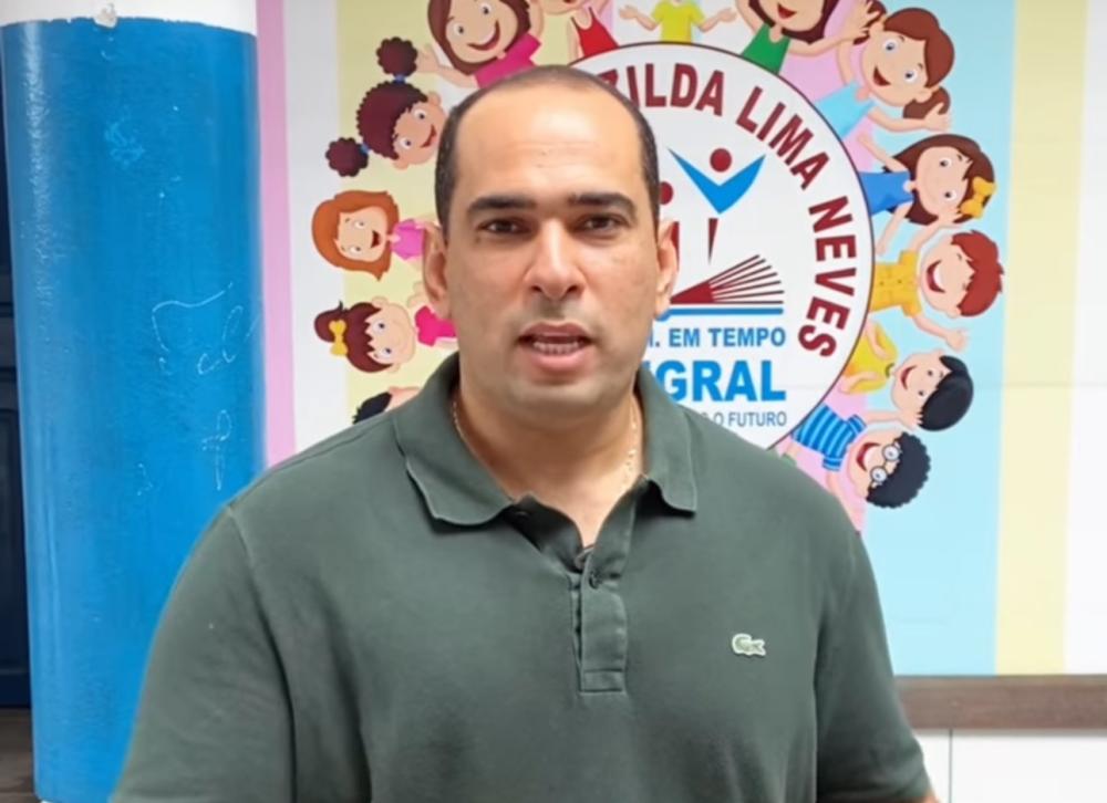 Cláudio Feres acompanha o lançamento do projeto 'Ver Mais Brumado' na Escola em Tempo Integral Zilda Neves