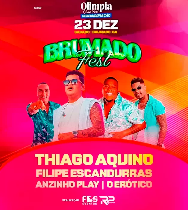 Vendas Online para o Brumado Fest: A festa mais aguardada do ano na Capital do Minério!