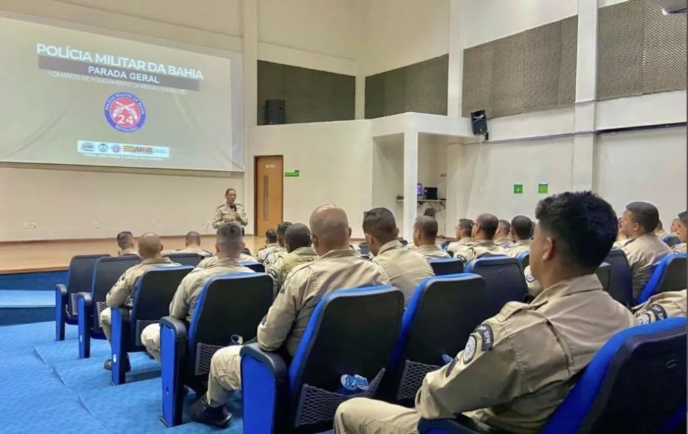 Comandante do 24º BPM promove reunião estratégica com efetivo em Brumado