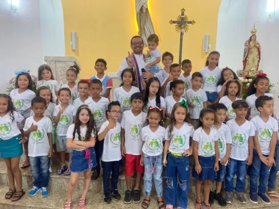 Em Caculé, crianças recebem certificado da Pastoral da Criança