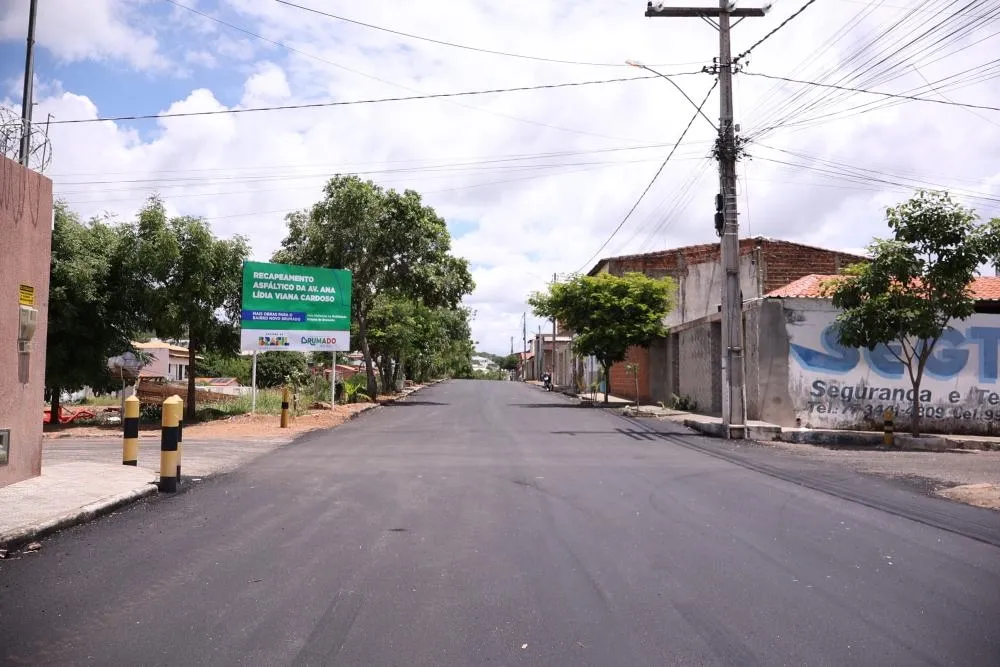 Requalificação da Av. Ana Lídia Viana Cardoso será inaugurada nesta quinta-feira (30)