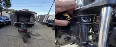 Moto com sinais de adulteração é apreendida pela PM em Jânio Quadros