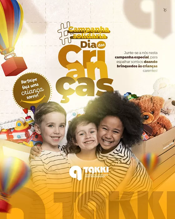 Takki Ferramentas realiza campanha de arrecadação de brinquedos para crianças carentes em Brumado