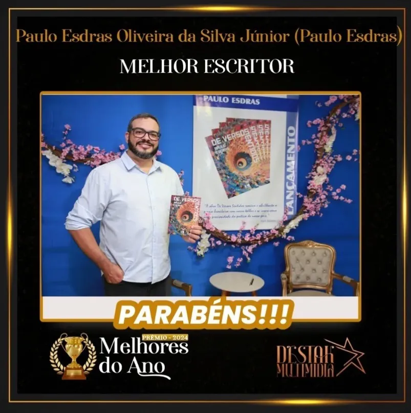 Paulo Esdras é premiado com voto popular