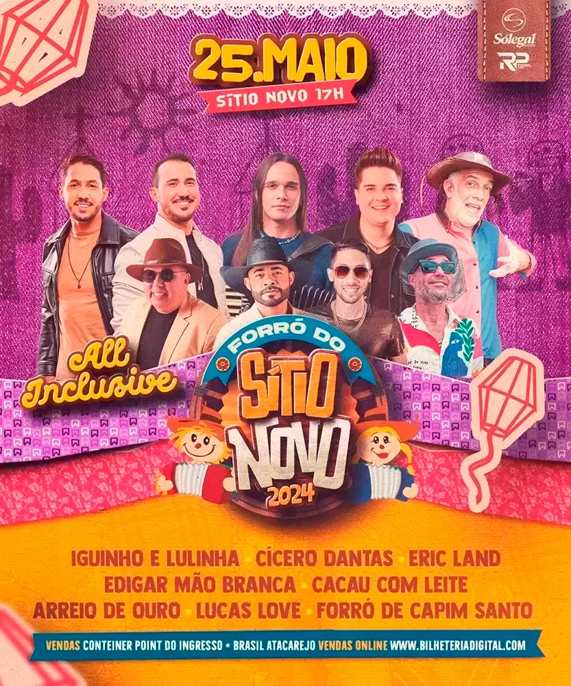 Brumado: Forró do Sítio Novo acontece neste sábado (25/05)