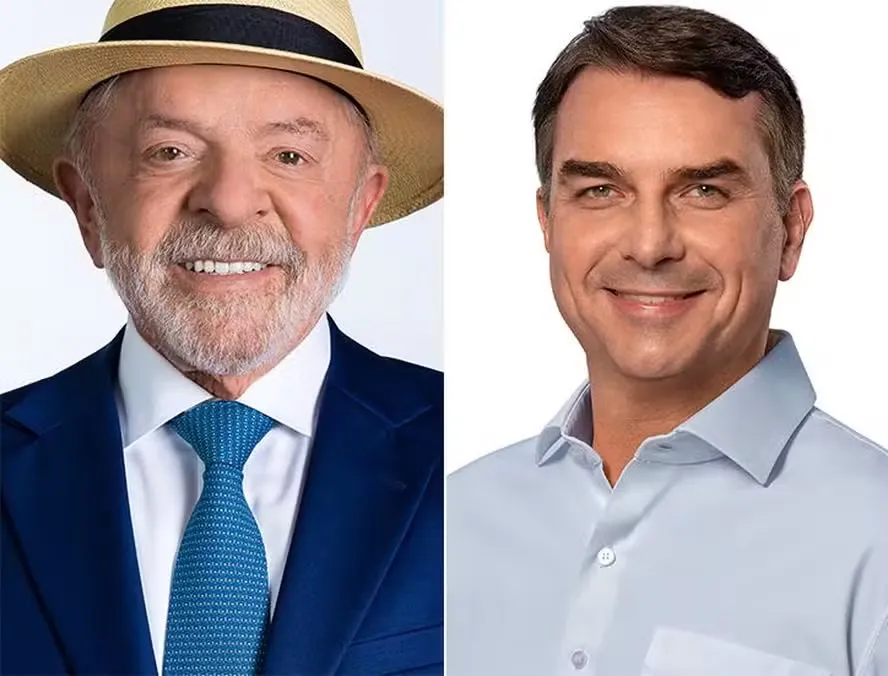 Lula aparece com 47,7% e Flávio Bolsonaro tem 47,4% em nova pesquisa AtlasIntel/Bloomberg