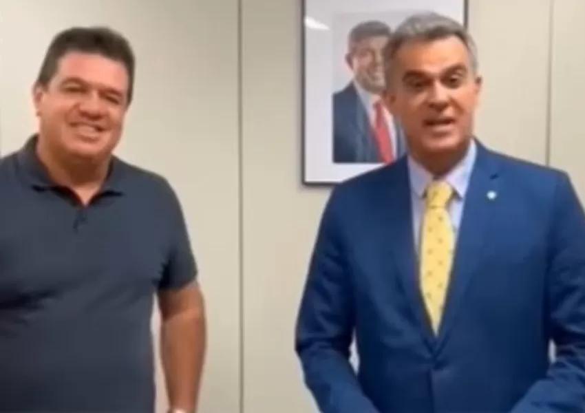 Marquinho Viana e o Secretário de Infraestrutura da Bahia anunciam obra para asfaltar trecho entre Macaúbas e Lagoa Clara