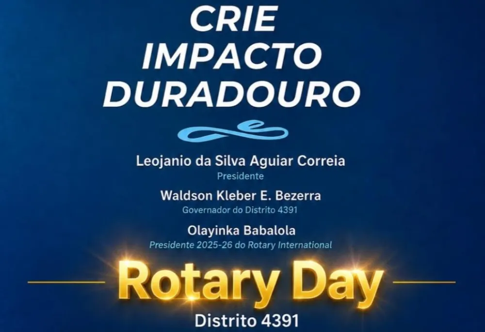Brumado sediará Rotary Day com participação de cerca de 20 clubes e ações voltadas à comunidade