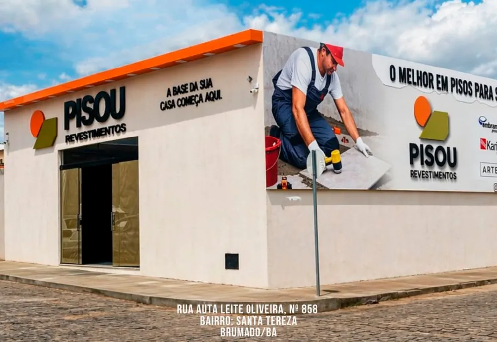 Pisou abre as portas nesta quarta (22) e apresenta novo conceito em pisos e revestimentos em Brumado