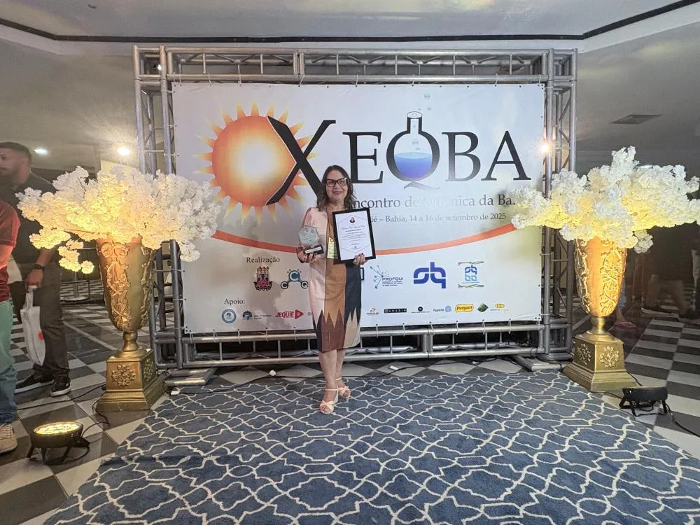 Professora da Uesb é premiada pela Sociedade Brasileira de Química