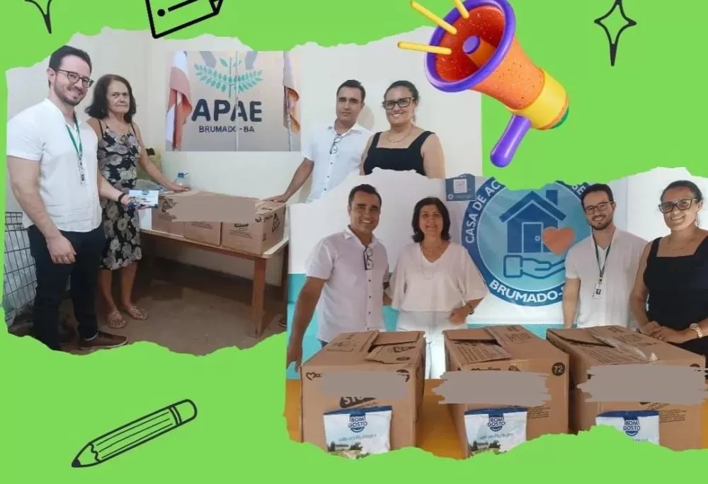 IFBA Campus Brumado realiza doação de alimentos para APAE e a Casa de Acolhida São Sebastião