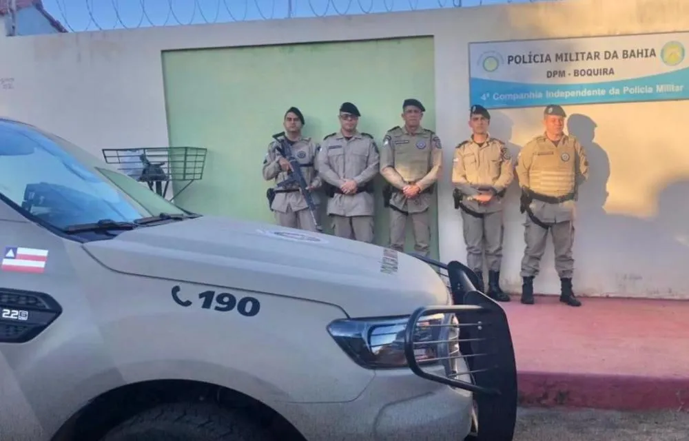 Comandante da 4ª CIPM realiza visita de inspeção na sede do Pelotão de Boquira