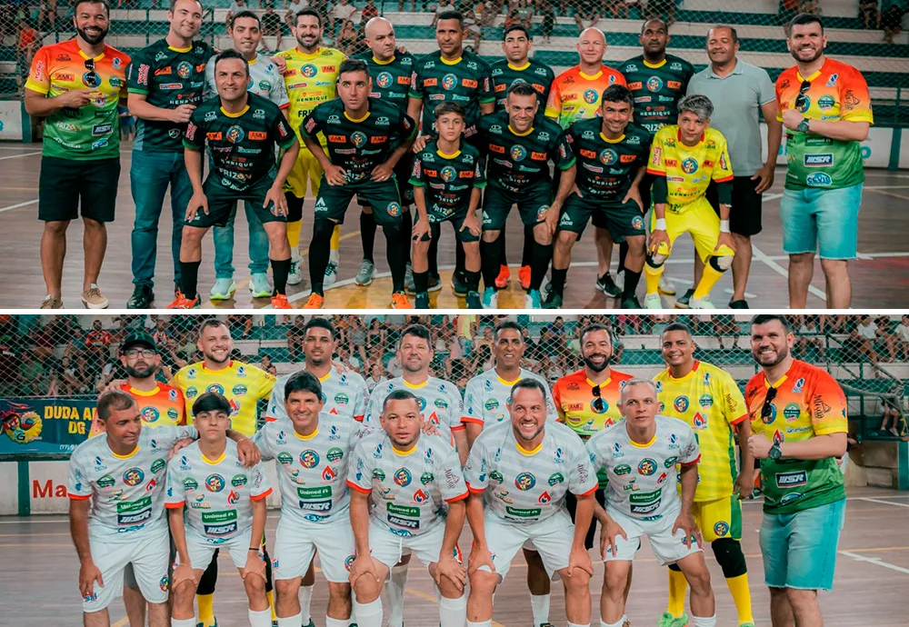 7º Futebol Solidário reúne estrelas do esporte e arrecada 2,5 toneladas de alimentos em Brumado