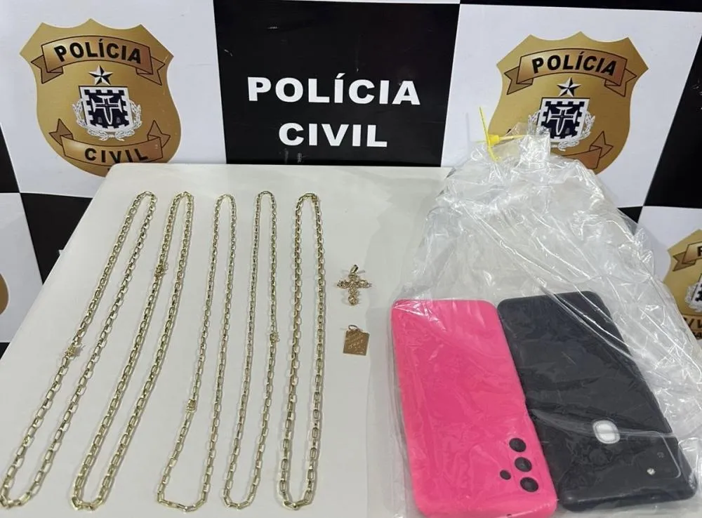 Joias avaliadas em R$ 200 mil são recuperadas em Vitória da Conquista
