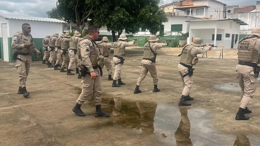 Policiais do 24º BPM participam de Ciclo de Instrução Operacional em Brumado