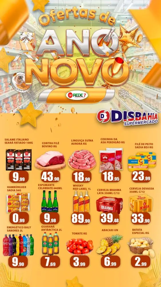 Ofertas de Ano Novo - Disbahia Supermercado 