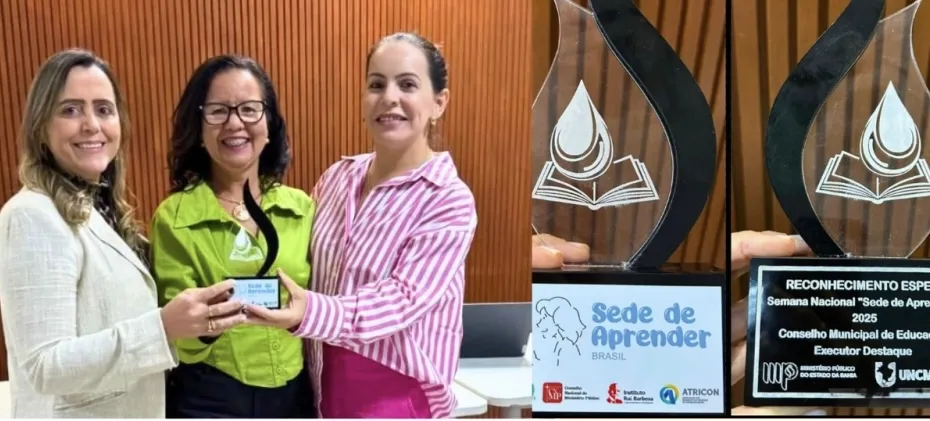 Conselho Municipal de Educação de Brumado é reconhecido pelo MP-BA e UNCME durante Seminário em Salvador