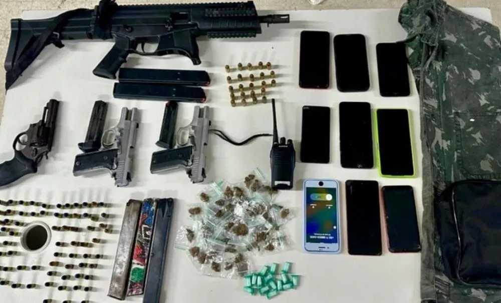 Forças Policiais aumentam em 19% o número de armas apreendidas na Bahia em 2025