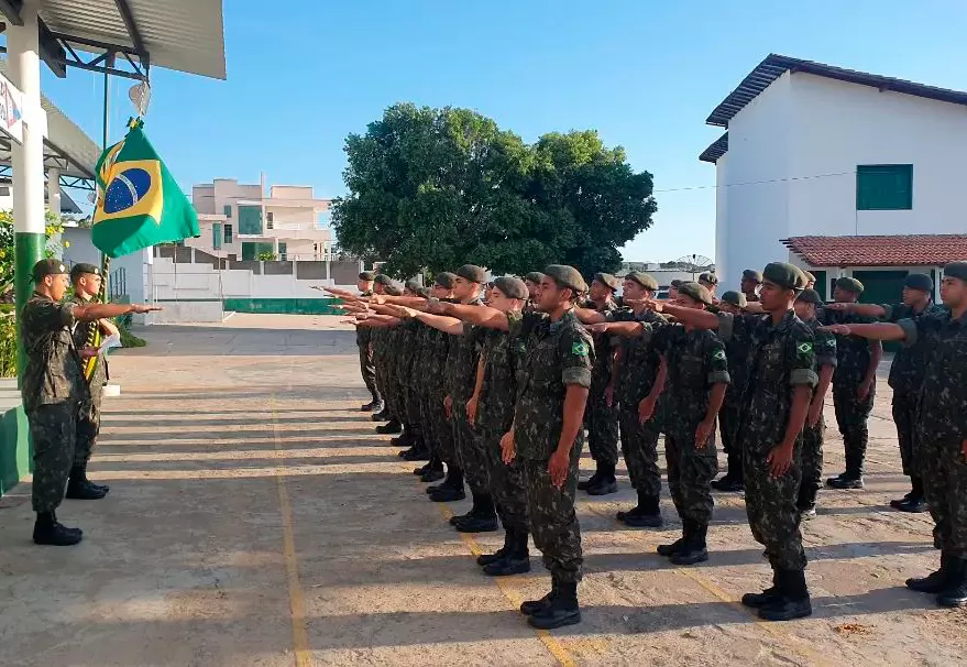 Tiro de Guerra 06-024 de Brumado realiza cerimônia de Juramento de Fidelidade à Pátria