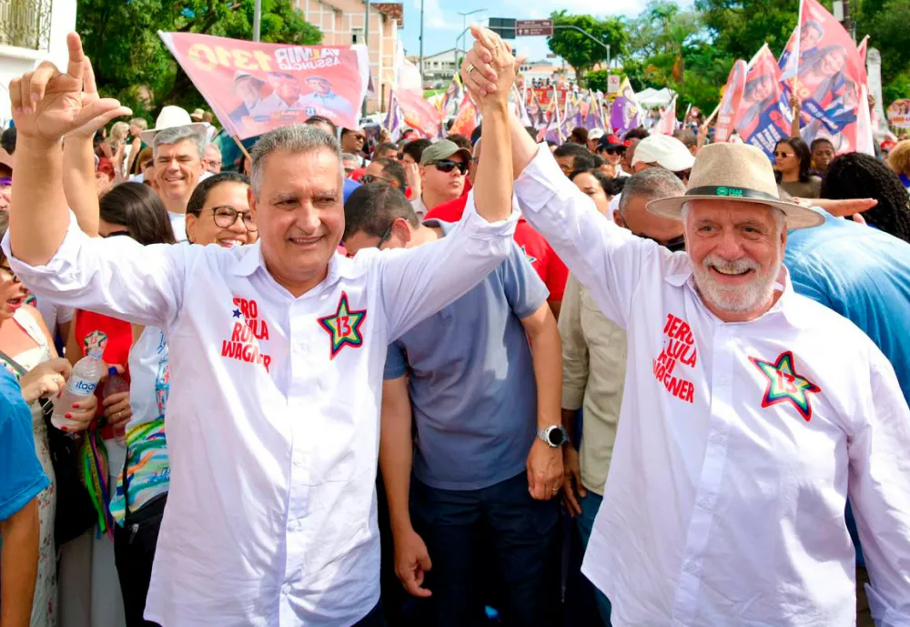 AtlasIntel/A TARDE: Rui Costa tem 31,6% e Jaques Wagner 26,5% e lideram corrida ao Senado na Bahia