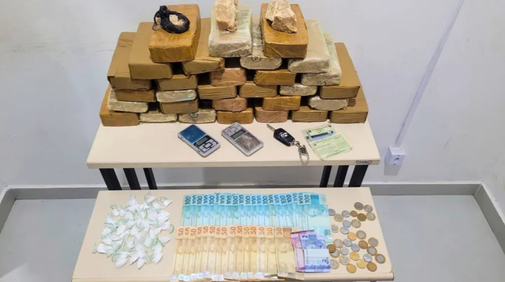 Polícia Militar apreende grande quantidade de drogas em Vitória da Conquista 