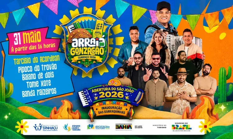 São João de Tanhaçu começa no dia 31 de maio com programação especial