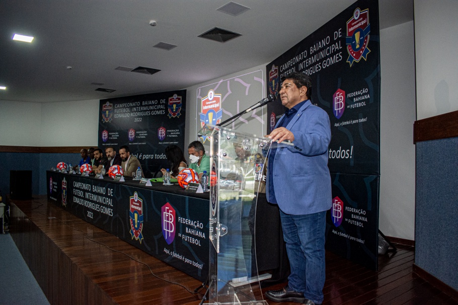 Presidente da CBF prestigia lançamento do Campeonato Baiano Intermunicipal 2022