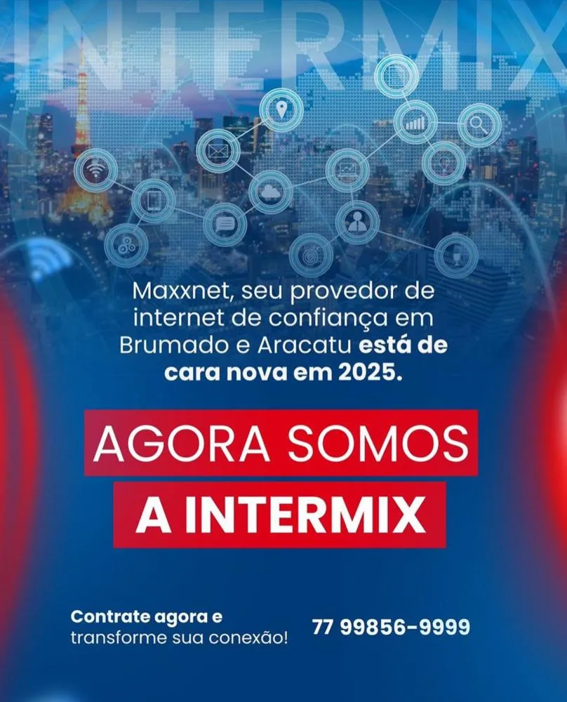 Maxxnet agora é Intermix: novo nome, nova identidade, mas o mesmo compromisso com a qualidade
