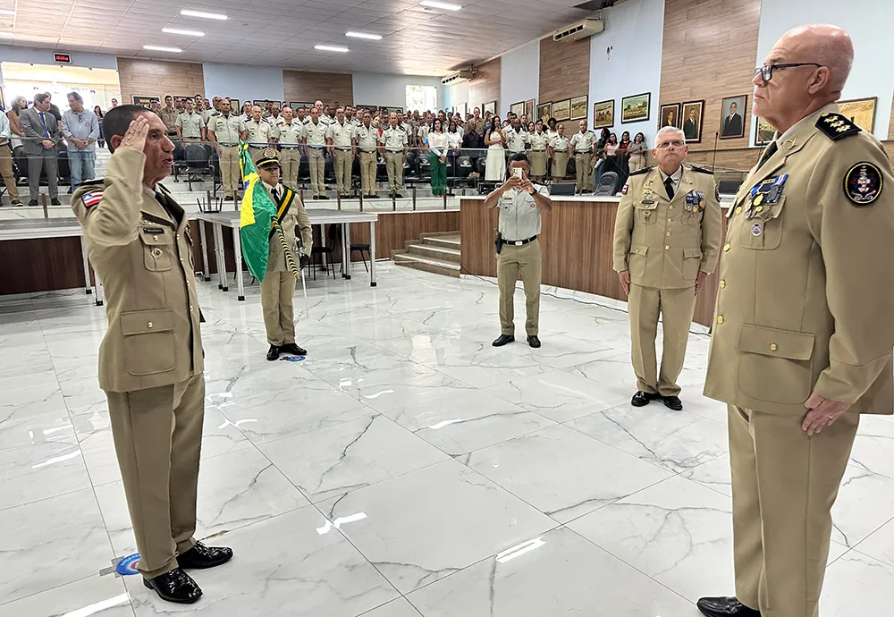 Tenente Coronel Jocevã Oliveira assume comando do 24º BPM em Brumado