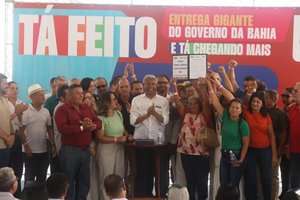Em Carinhanha, Jerônimo Rodrigues autoriza obra de abastecimento de água pelo Novo PAC
