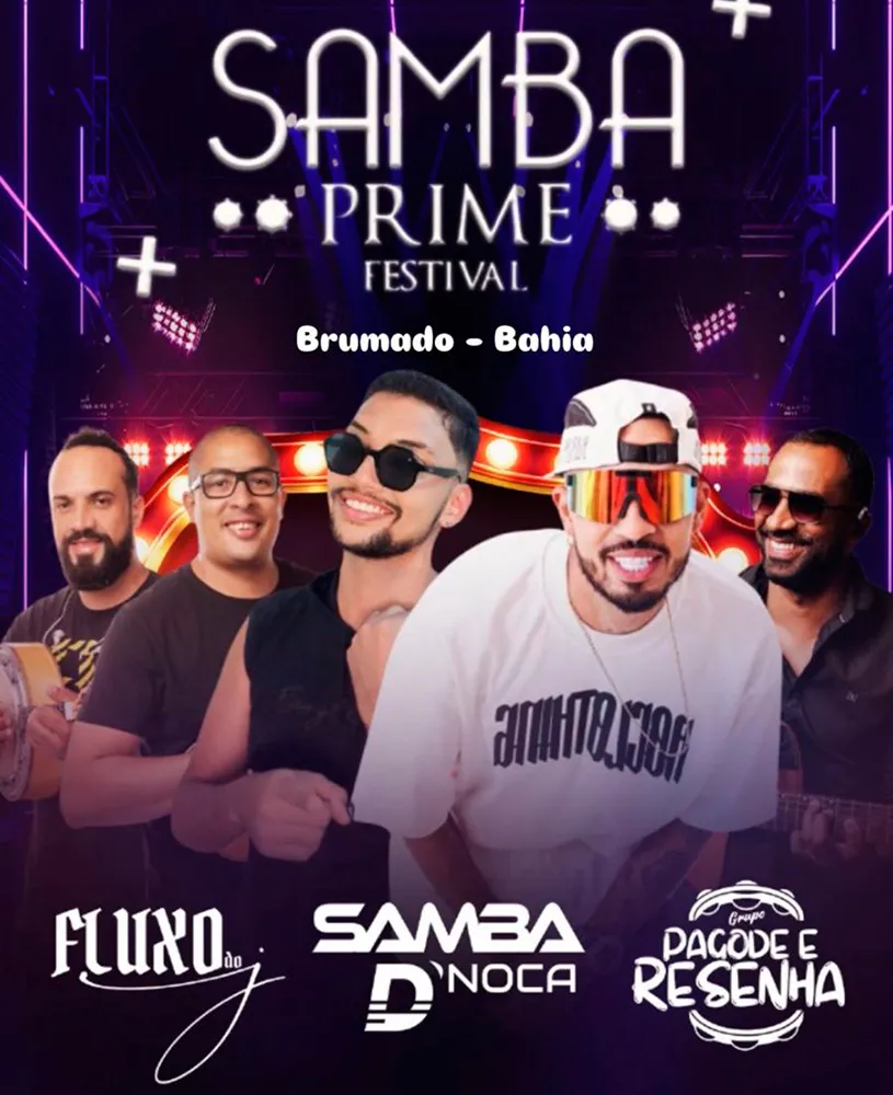 Brumado recebe Samba Prime Festival com oito horas de festa