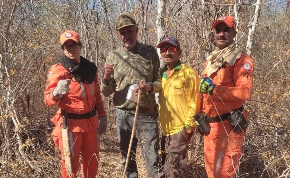 Após dois dias desaparecido, homem é encontrado por bombeiros de Bom Jesus da Lapa