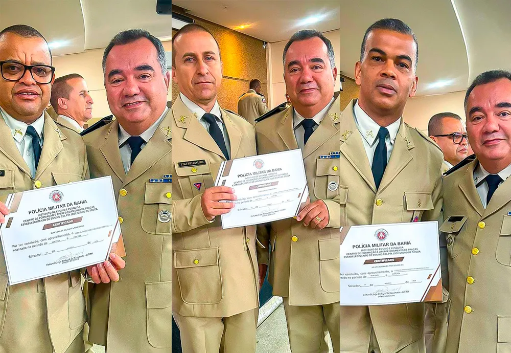 Solenidade marca formatura de sargentos do 24º BPM em Curso de Aperfeiçoamento no 9º BEIC