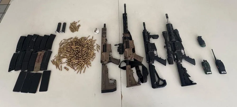 Ação integrada entre SSP, PM, PC e PF localiza quatro fuzis em Porto Seguro