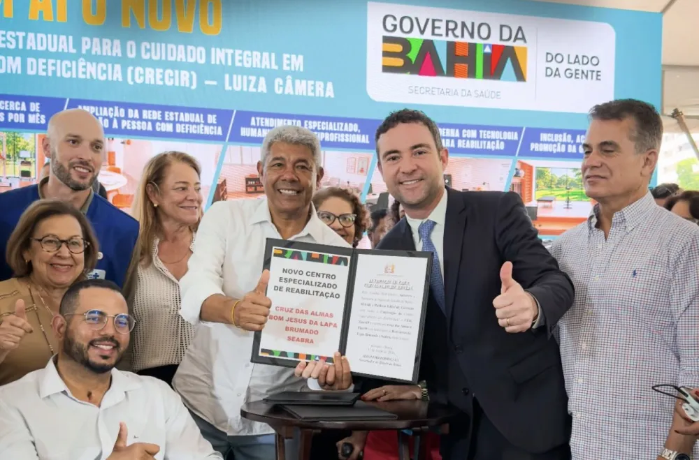 Prefeito Fabrício e governador Jerônimo anunciam Centro Especializado em Reabilitação da Pessoa com Deficiência para Brumado