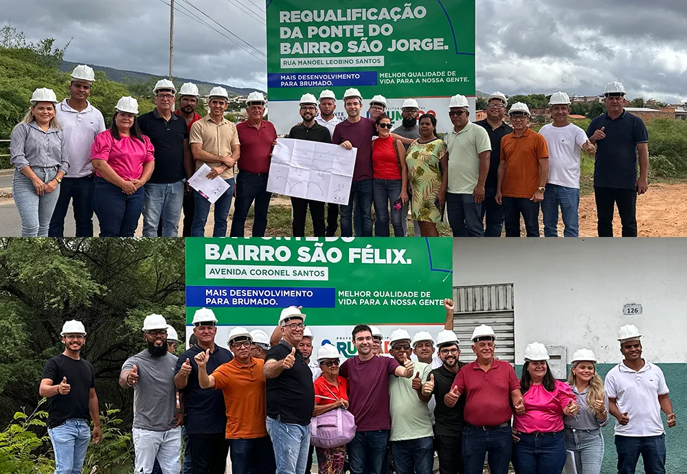 'Bora Brumado': Prefeito Fabrício Abrantes percorre obras e destaca maior pacote de investimentos da história do município